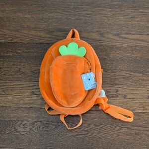 Orange Carrot Kids Backpack Small